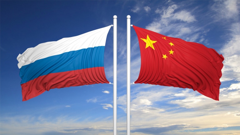 Държавният глава на Руската федерация Владимир Путин и китайският президент